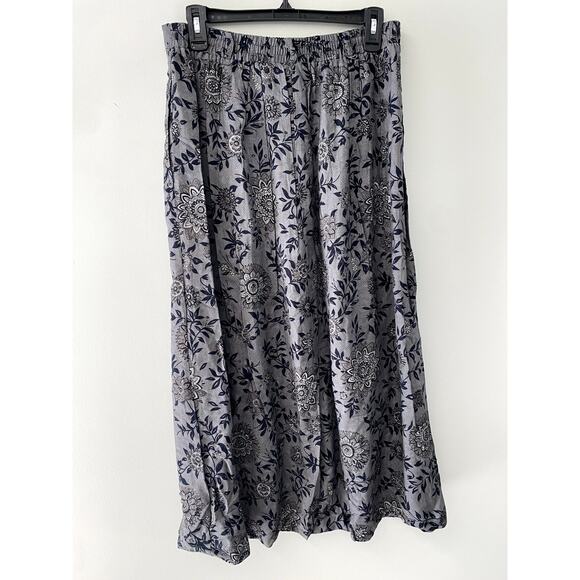 Vintage 90's Grunge Gray Whimsygoth Cottage Fairy Witchy Maxi Skirt M - Picture 7 of 8